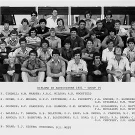 1981 DipAg Group IV   Diploma in Agriculture