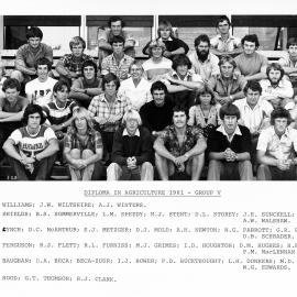1981 DipAg Group V  Diploma in Agriculture