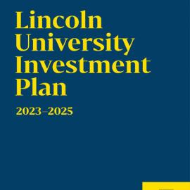 2023-2025 Investment Plan Lincoln University