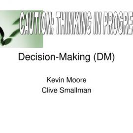 Caution: thinking process