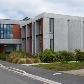 2011 SoLA Building from on Farm Road, Lincoln University 
