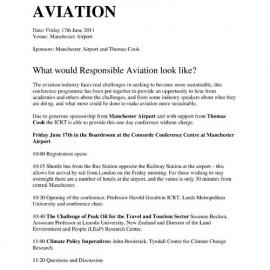 Responsible Aviation 