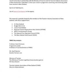 Tourism Economic Yield