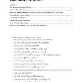 Community Involvement