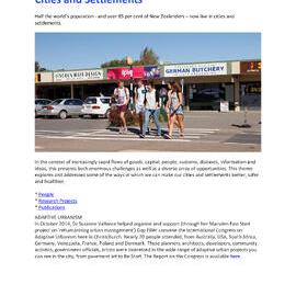 Cities and Settlements