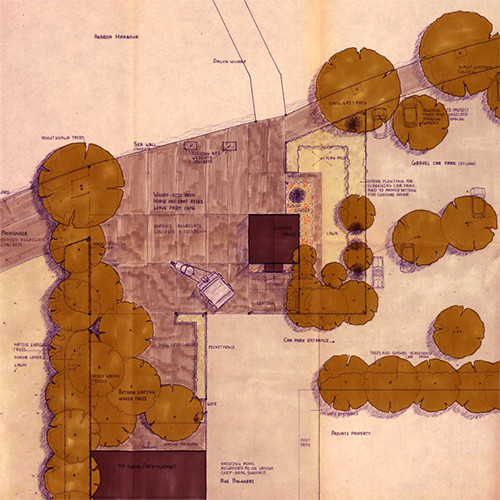 Akaroa Waterfront - Lynn Cadenhead, 1985
