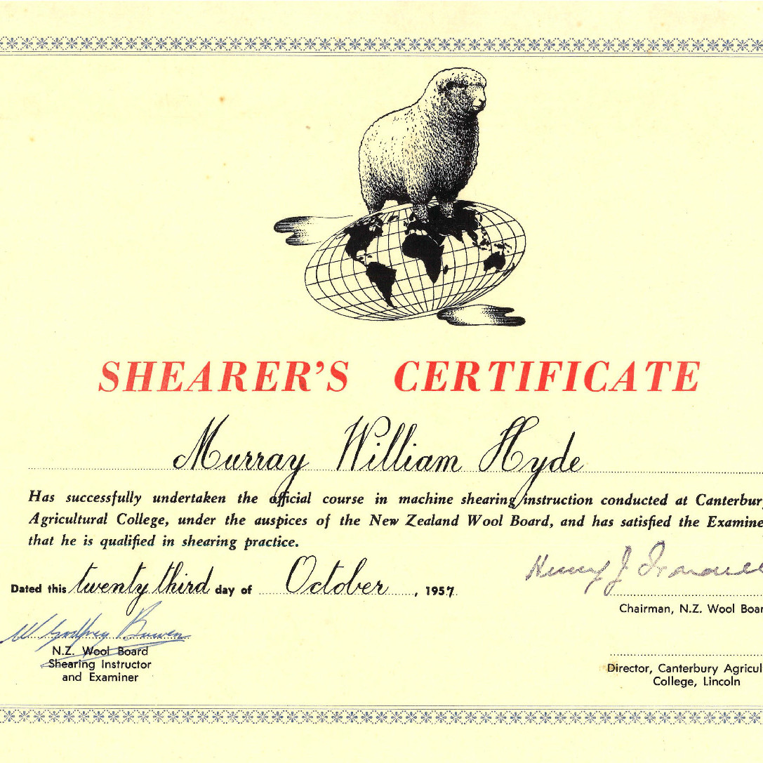 Shearer's Certificates Collection