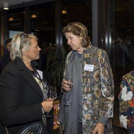 Lisa Choegyal, recipient of the Lincoln University Medal, at the Chancellor's Cocktail Function, 2024 (7)
