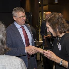Robert Dougal McCallum, recipient of the Lincoln Alumni International Medal, during the Chancellor's Cocktail Function (01)