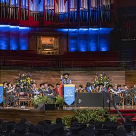 At the graduation ceremony, Deborah Kennedy Gilberston 12