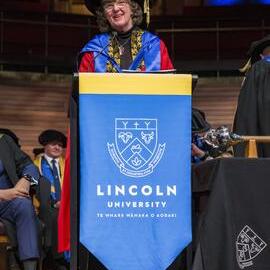 At the graduation ceremony, Deborah Kennedy Gilberston 07
