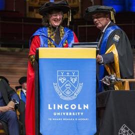 At the graduation ceremony, Deborah Kennedy Gilberston 06