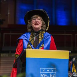 At the graduation ceremony, Deborah Kennedy Gilberston 05