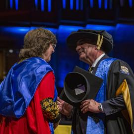 At the graduation ceremony, Deborah Kennedy Gilberston 02