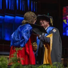 At the graduation ceremony, Deborah Kennedy Gilberston 01
