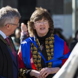 Before the graduation ceremony, Deborah Kennedy Gilberston 02