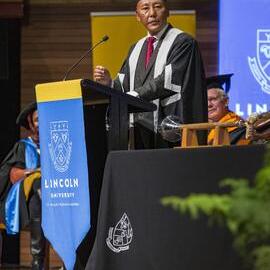 Dr. Ghanashyam Gurung, recipient of the Lincoln Alumni International Medal, 2024 (10)