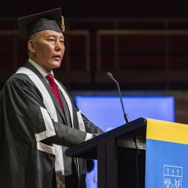 Dr. Ghanashyam Gurung, recipient of the Lincoln Alumni International Medal, 2024 (06)