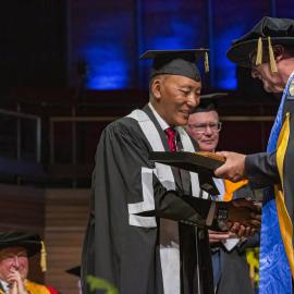 Dr. Ghanashyam Gurung, recipient of the Lincoln Alumni International Medal, 2024 (03)