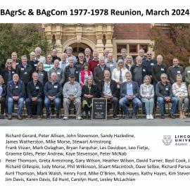 1977 & 1978 Degree Reunion Group 