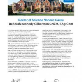 2024 LU Doctor of Science Honoris Causa Citation - Deborah Kennedy Gilbertson