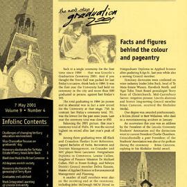 2001 Infolinc (Vol. 9 No. 4) 7 May 2001