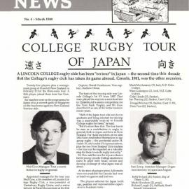 1988 Lincoln College  News,  No. 4, March 1988