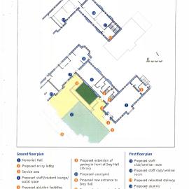 Ivey West and Memorial Hall Proposed Floor Plans