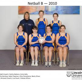 2010 Netball Team B