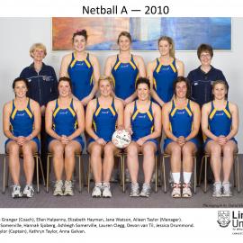 2010 Netball Team A
