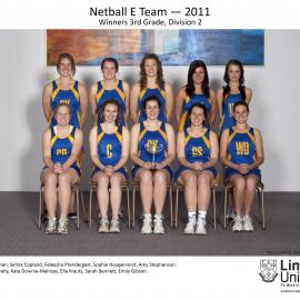 2011 LU Netball E Team