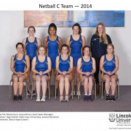 2014 Netball C Team