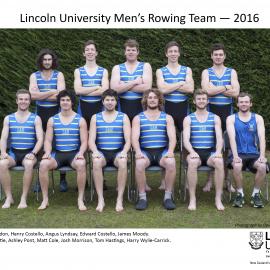 2016 Rowing Team Mens