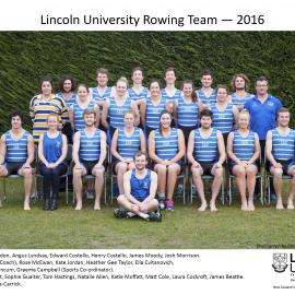 2016 Rowing Team