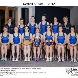 2012 Netball A Team