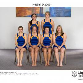 2009 Netball D Team