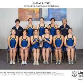 2009 Netball A Team