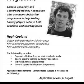 2007 Sports Scholarship Programme