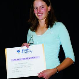 2007 Amy Satterthwaite - Sports Person of the Year Cricket