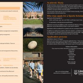 2007 Sports Scholarship Programme