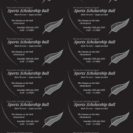 2005 Sports Scholarship Ball Ticket