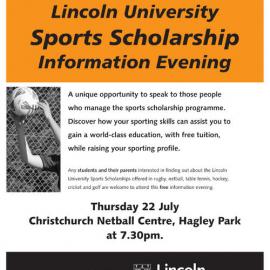 2004 Sports Scholarship Information Evening