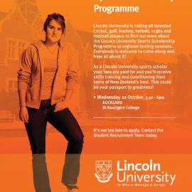 2008 Sports Scholarship Programme - Auckland