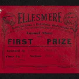 Ellesmere A&P Show Certificate, 1971, First Prize, Lincoln College, Dorset Down (Class 83)