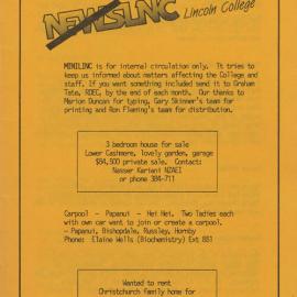 Mini NewsLinc, 10 October 1986, No. 4