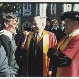 1999 Graduation ceremony: Neil Gow, Don McKinnon and Ronald Ramsay Trotter 03