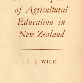 The Development of Agricultural Education in New Zealand