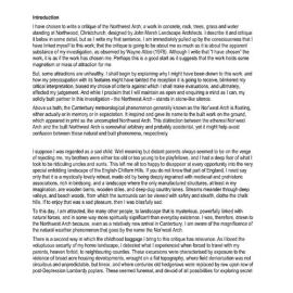 NZILA Award: Critique of the Northwest Arch - John Clemens (REF: 06BP01)