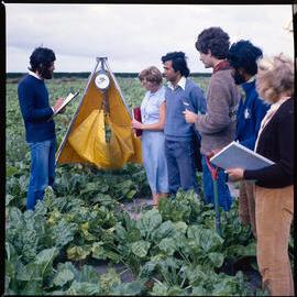 Plant Science Staff and students in field, 1977 (3)