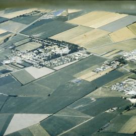 Aerial view of Lincon University and Lincoln village